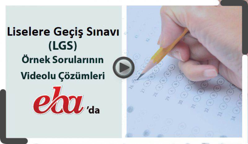 2018 Ekim Ayı LGS Örnek Soru Çözümleri