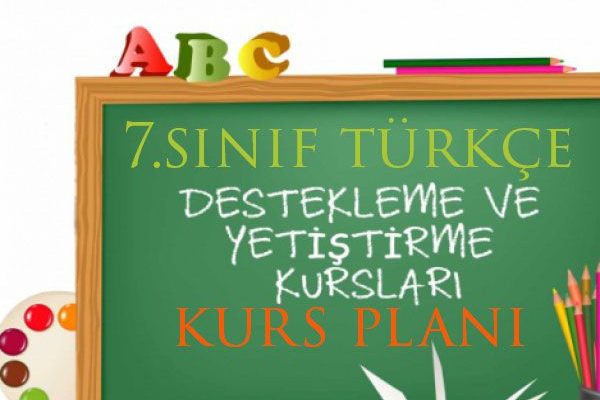 7.Sınıf Türkçe DYK Planı