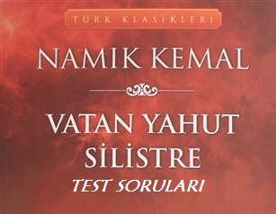 Vatan Yahut Silistre Kitap Sınavı Test Soruları
