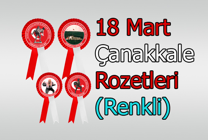 18 Mart Çanakkale Yaka Rozeti