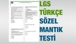 LGS Türkçe Sözel Mantık
