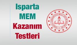 Isparta Milli Eğitim Kazanım Testleri