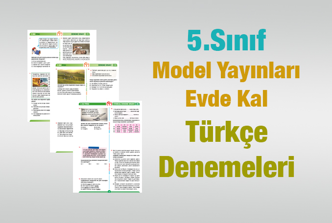 5.Sınıf Türkçe Evde Kal Deneme Sınavları