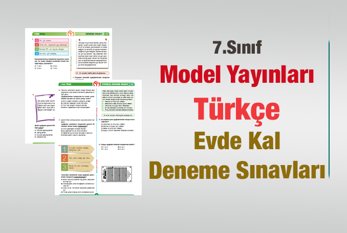7.Sınıf Türkçe Evde Kal Deneme Sınavları