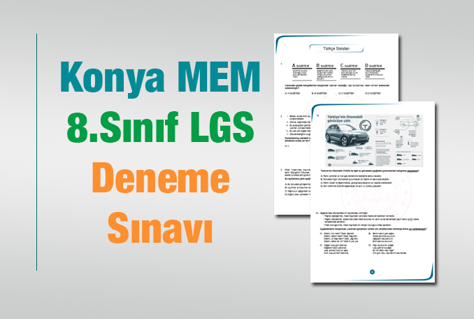 Konya MEM 8.Sınıf LGS Denemesi