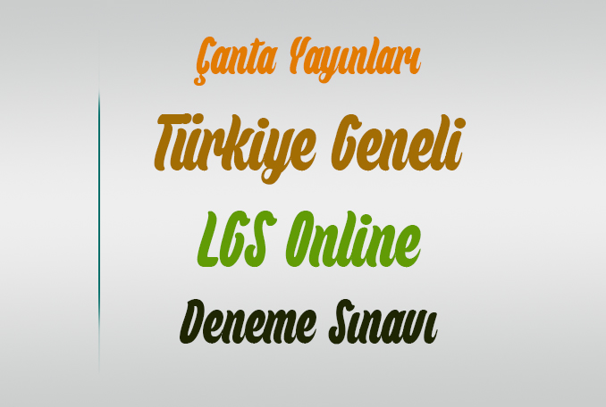 Çanta Yayınları LGS Online Deneme Sınavı